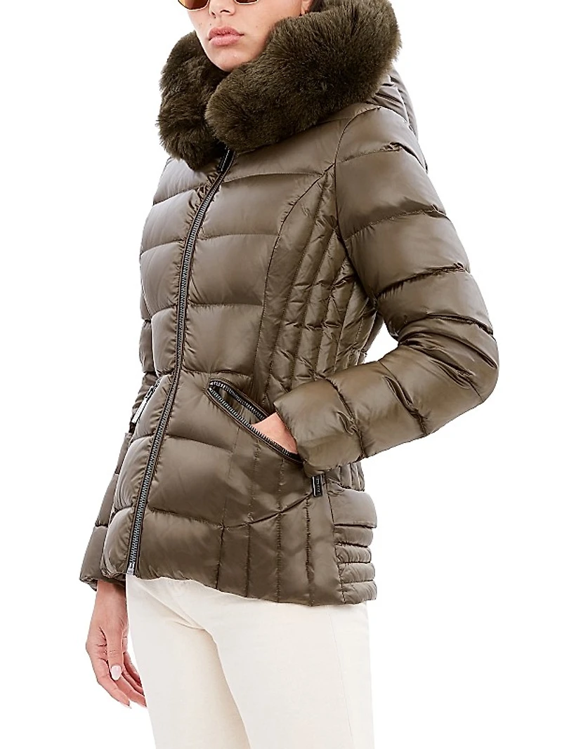 Nikki Hooded Down Puffer Jacket