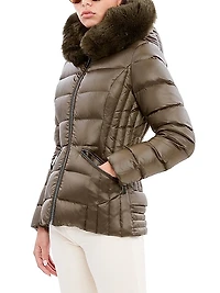 Nikki Hooded Down Puffer Jacket