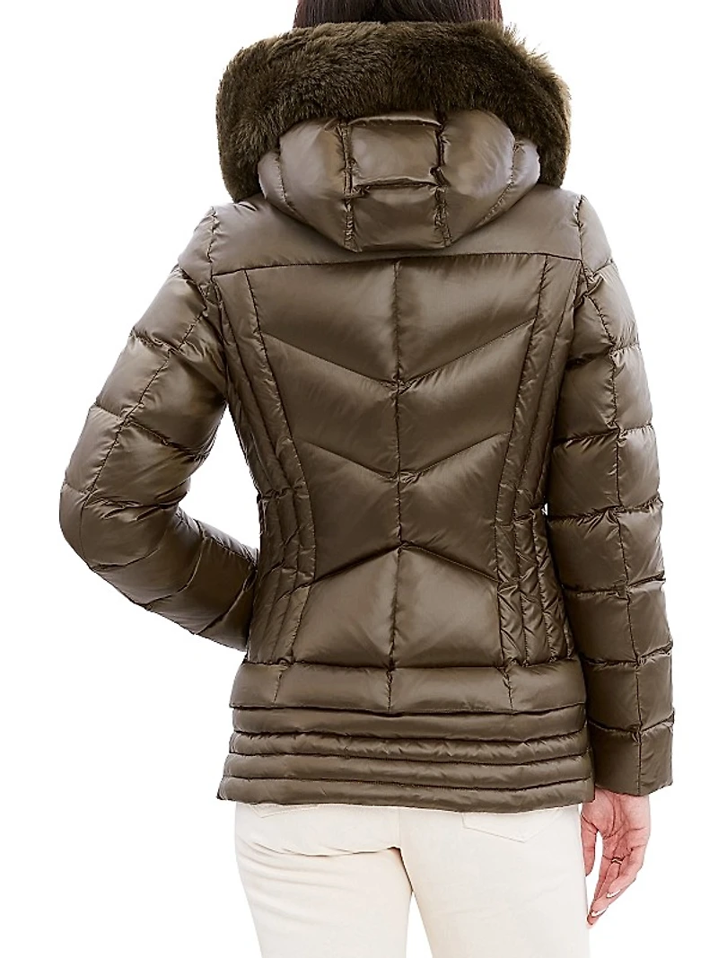 Nikki Hooded Down Puffer Jacket
