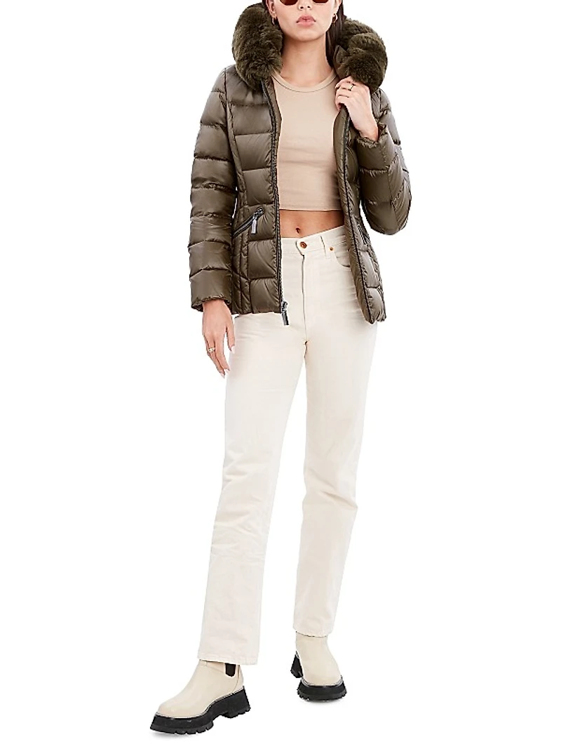 Nikki Hooded Down Puffer Jacket