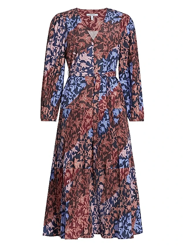By Anthropologie Strapless Twofer Pleated Midi Dress | The Summit By Anthropologie Strapless Twofer Pleated Midi Dress | The Summit