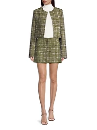 Ultra Tweed A-Line Miniskirt