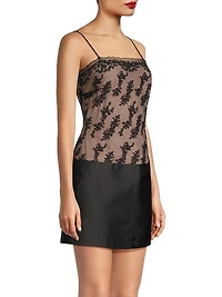 Lace & Satin Minidress