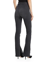 High-Rise Stretch Split Hem Jeggings