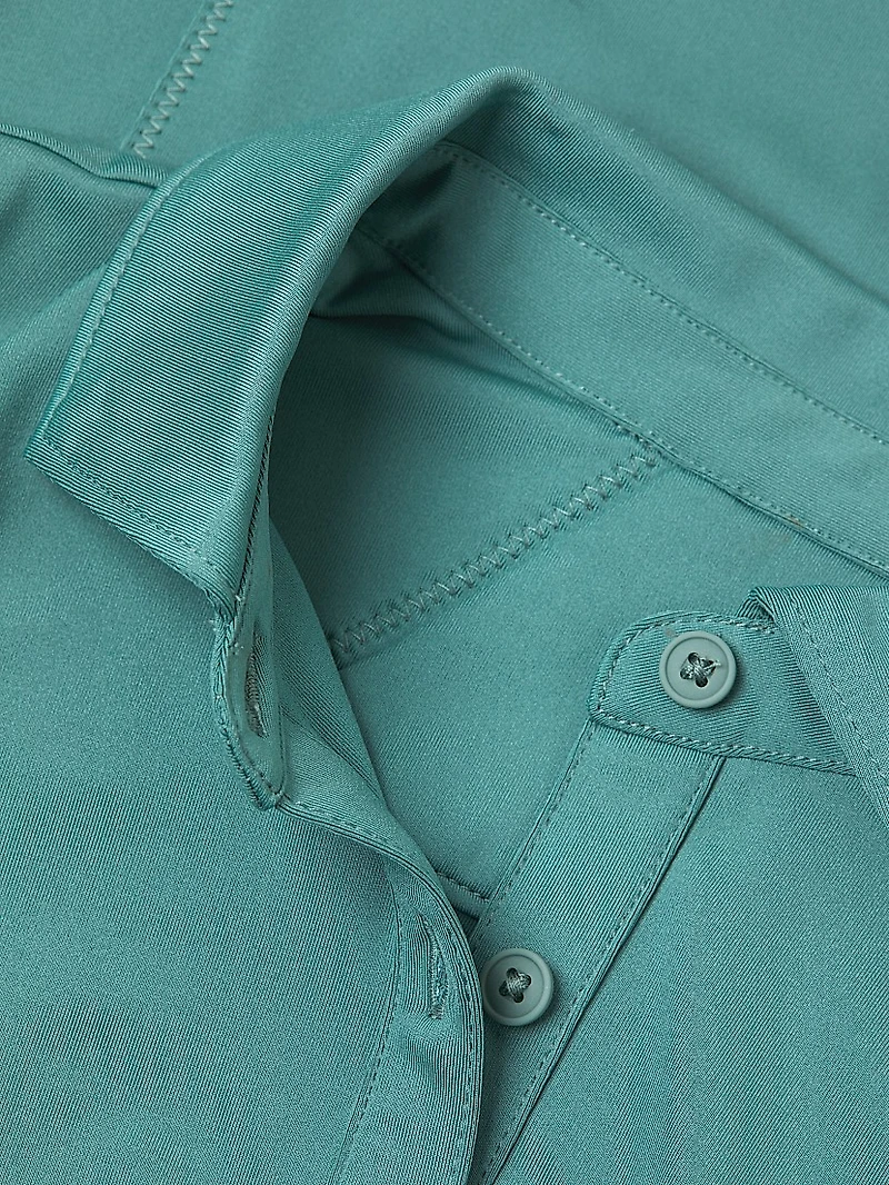 Tae Sleeveless Polo Top