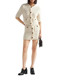 Bouclé Mohair Cardigan