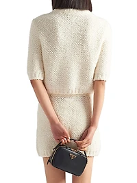 Bouclé Mohair Cardigan