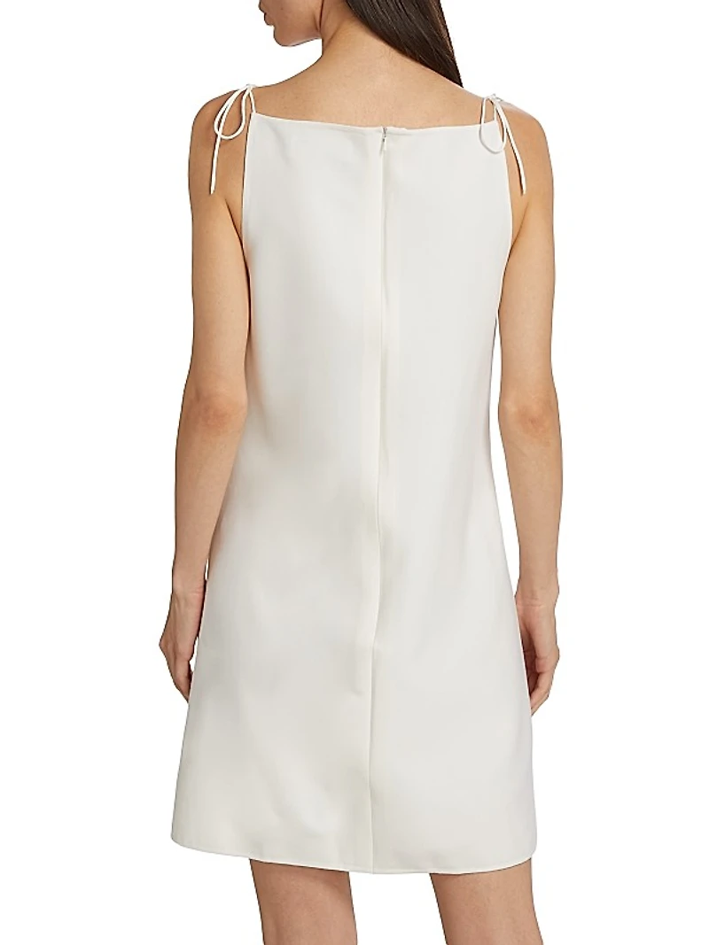 Gardenia Guipure & Wool Minidress