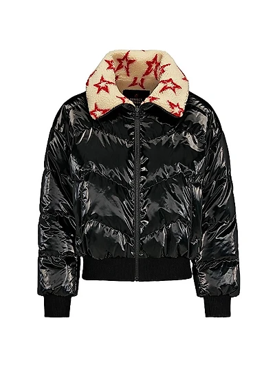 Reversible Sherpa Down Puffer Jacket