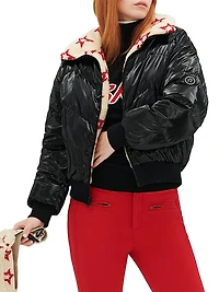 Reversible Sherpa Down Puffer Jacket