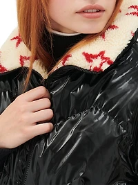 Reversible Sherpa Down Puffer Jacket