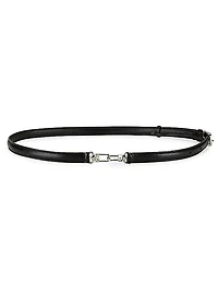Skinny Leather Belt