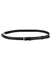 Skinny Leather Belt