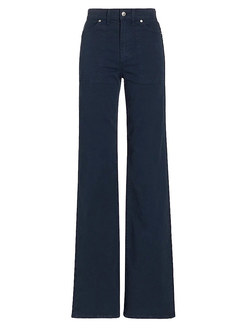 Crosbie Cotton Wide-Leg Pants