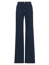 Crosbie Cotton Wide-Leg Pants
