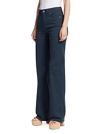 Crosbie Cotton Wide-Leg Pants
