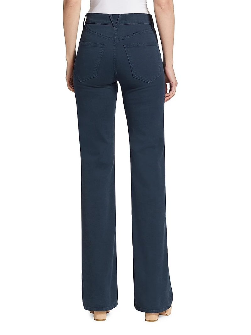 Crosbie Cotton Wide-Leg Pants