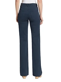 Crosbie Cotton Wide-Leg Pants