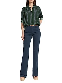 Crosbie Cotton Wide-Leg Pants
