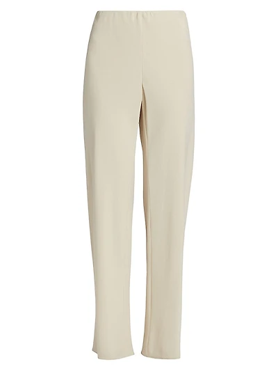 Straight-Leg Pull-On Pants