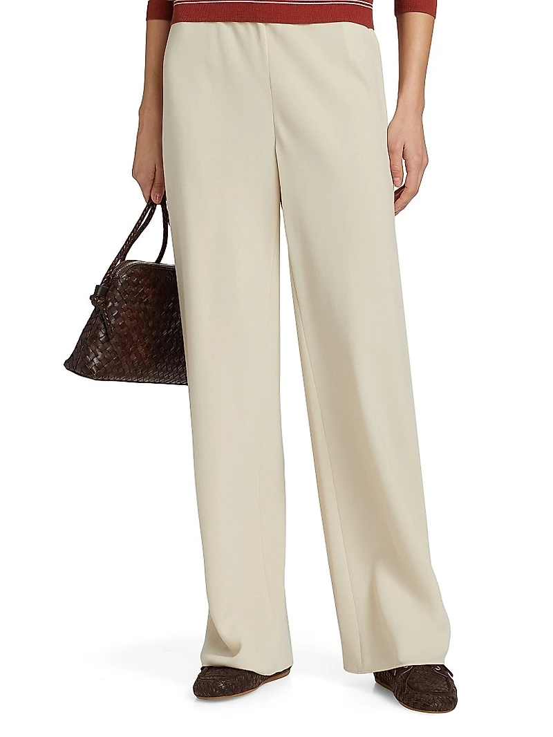 Straight-Leg Pull-On Pants