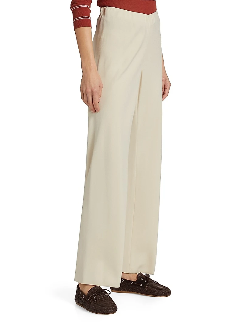 Straight-Leg Pull-On Pants