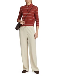 Straight-Leg Pull-On Pants