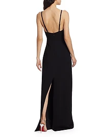 Adele Embellished Bow Gown