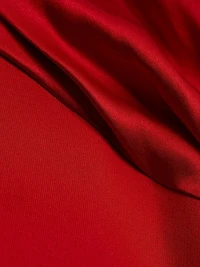 Delphine One-Shoulder Satin Gown