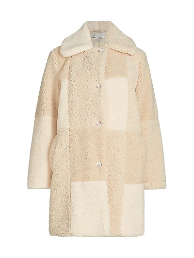 Remington Patchwork Sherpa Coat