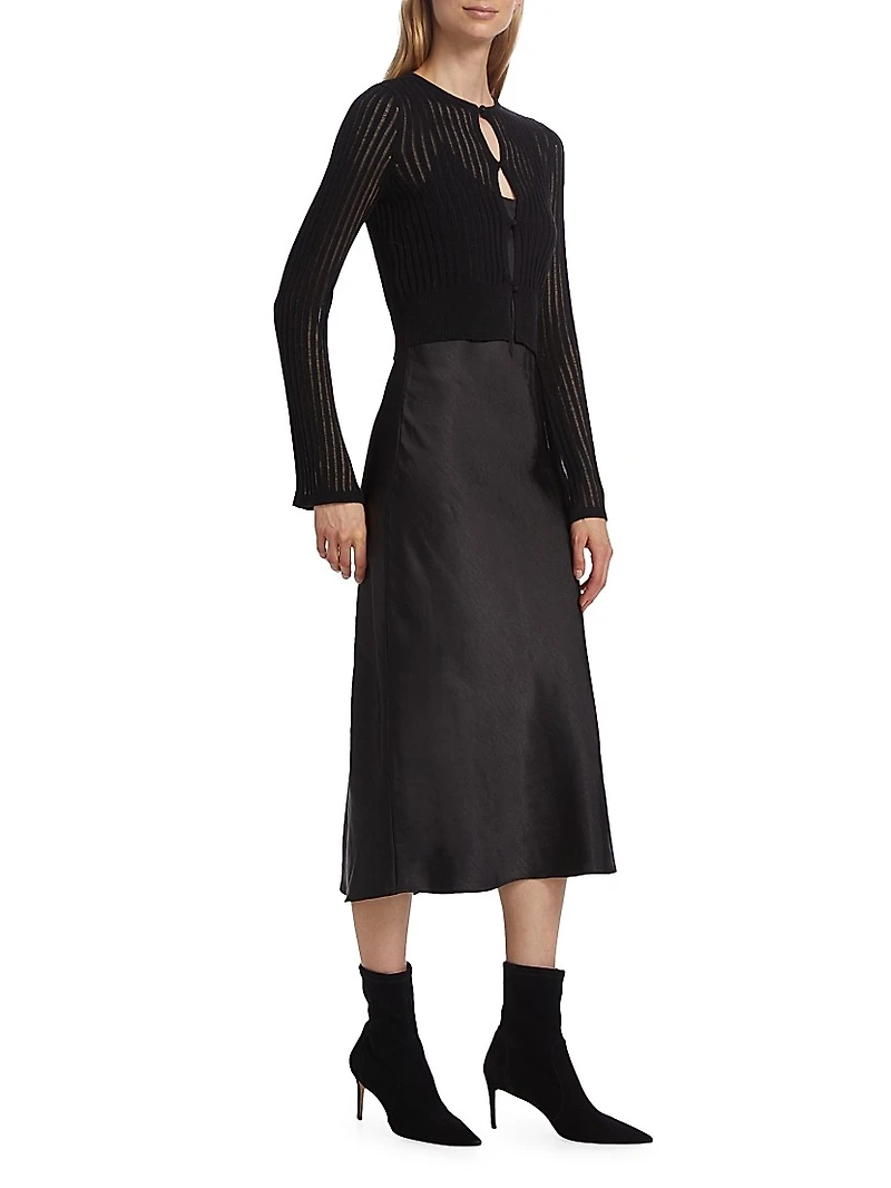 Fay Cardigan & Sweater Two-Piece Set