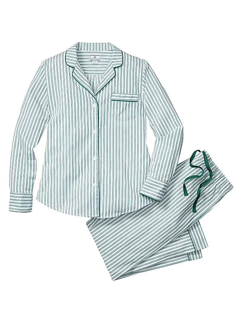Ticking Pajama Set
