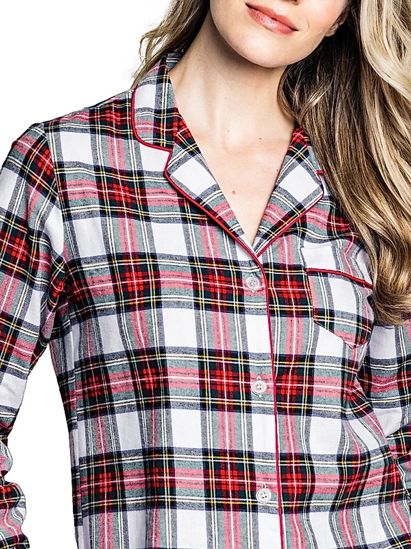 Balmoral Plaid Cotton Pajama Set