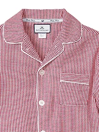 Baby's, Little Kid's & Kid's Gingham Flannel Classic Pajamas
