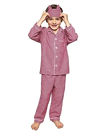 Baby's, Little Kid's & Kid's Gingham Flannel Classic Pajamas