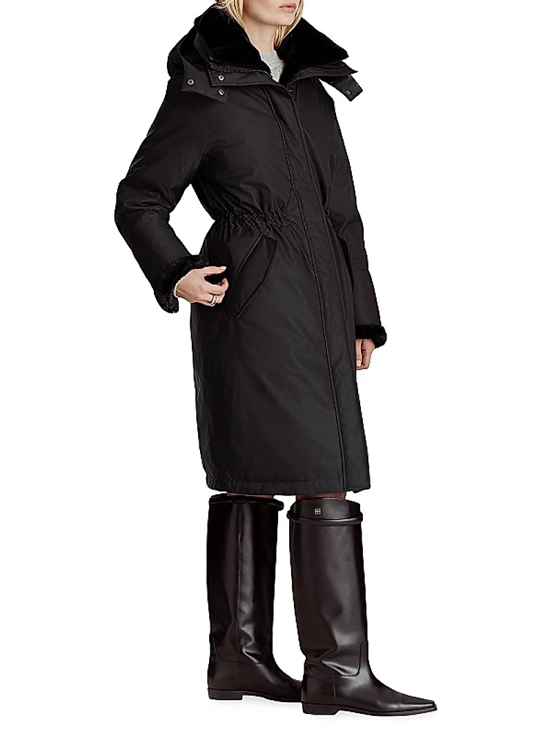 Vancouver Faux-Shearling-Trimmed Parka
