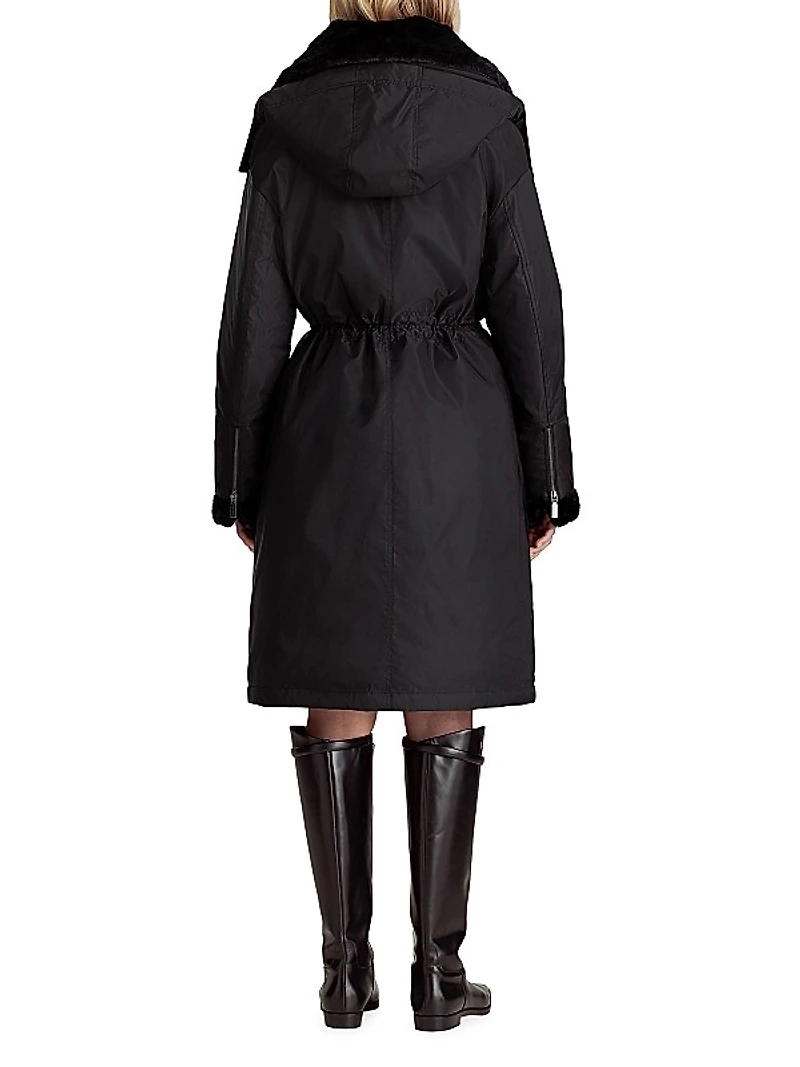 Vancouver Faux-Shearling-Trimmed Parka