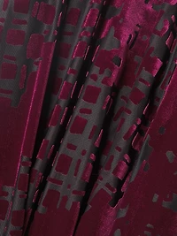 Social Occasion Burnout Velvet Halterneck Maxidress