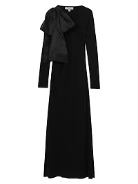 Savannah Bow Shoulder Maxi Dress