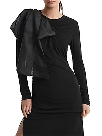 Savannah Bow Shoulder Maxi Dress