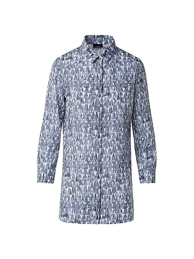 Printed Cotton Voile Blouse