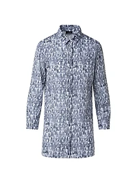 Printed Cotton Voile Blouse
