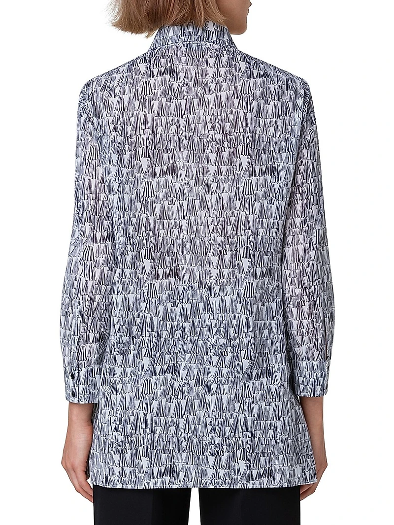Printed Cotton Voile Blouse