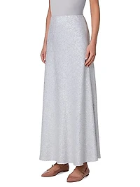 Sequined A-Line Maxi-Skirt