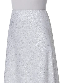 Sequined A-Line Maxi-Skirt