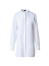 Long-Sleeve Linen Tunic