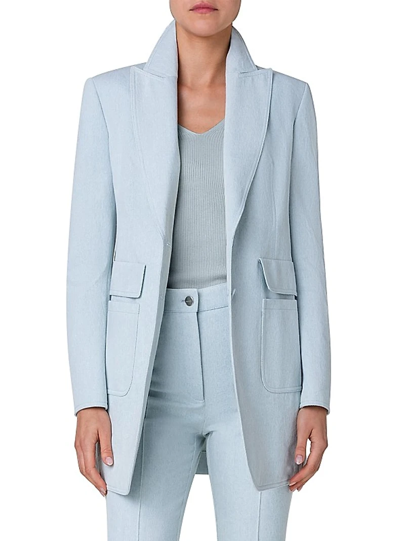 Titus Tailored Denim Longline Jacket
