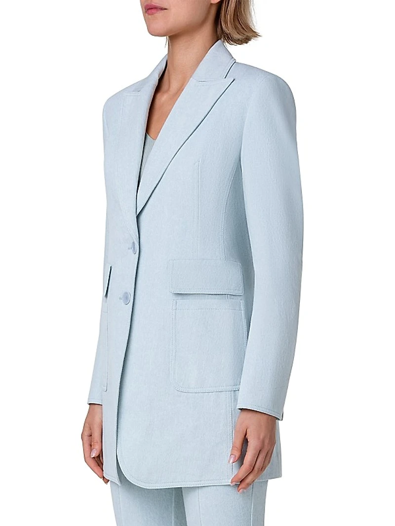 Titus Tailored Denim Longline Jacket