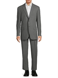 Siena Pinstriped Stretch Wool Suit
