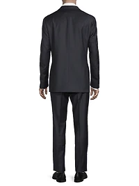 Kei Blue Plaid Fashion Window Suit